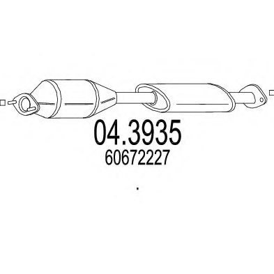 MTS 04.3935 Catalytic Converter
